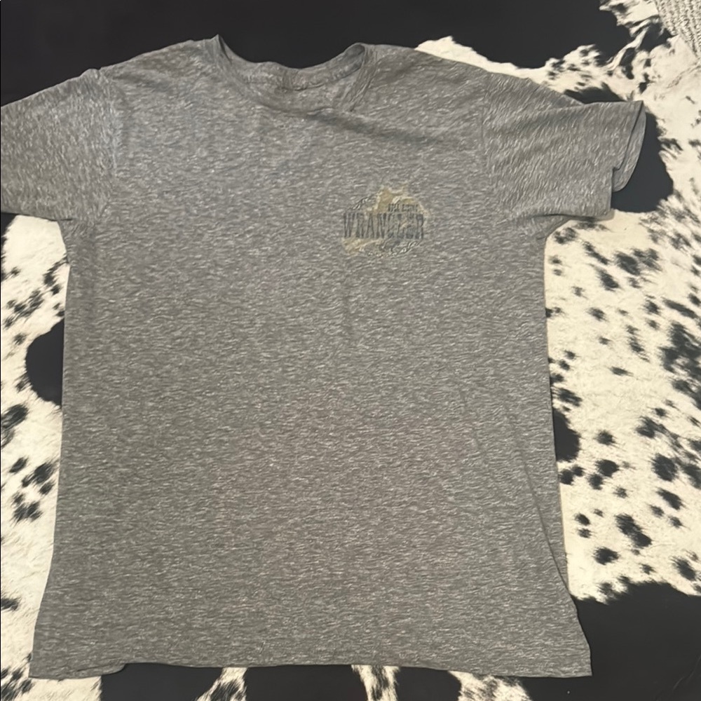 Vintage Wrangler grey graphic tee, women’s size medium